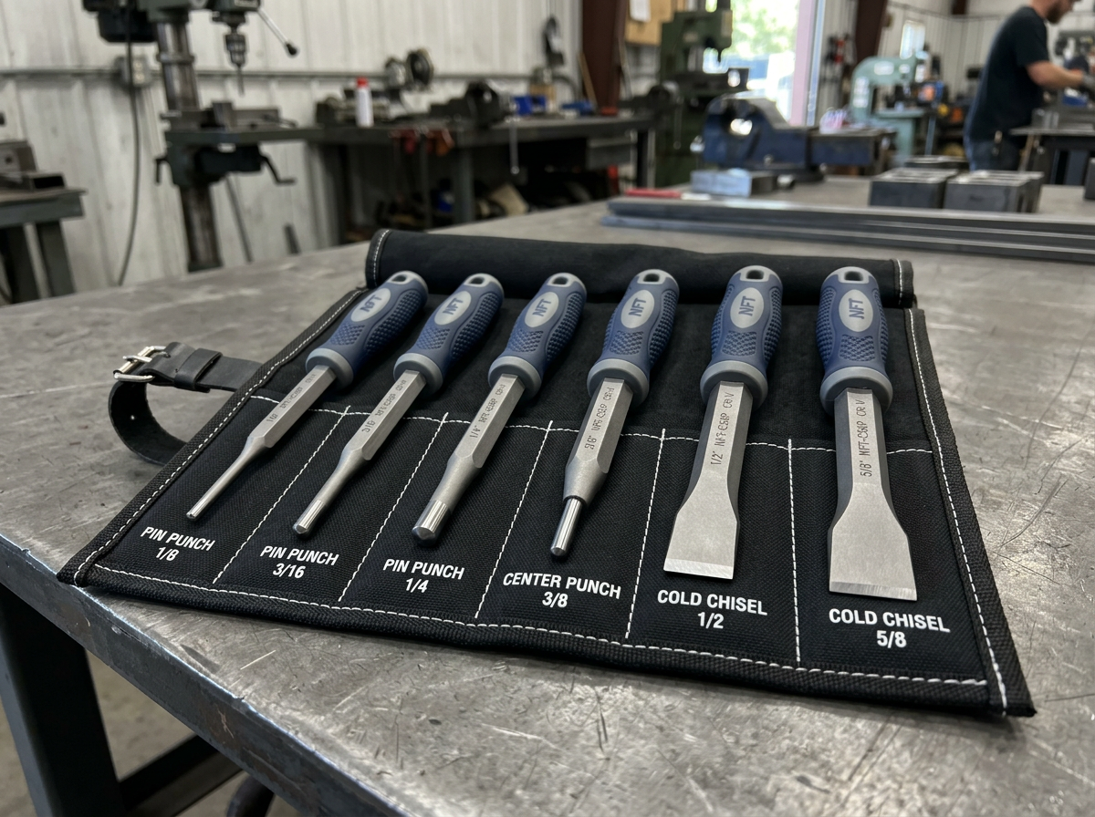 6-Piece Cold Chisel and Punch Set