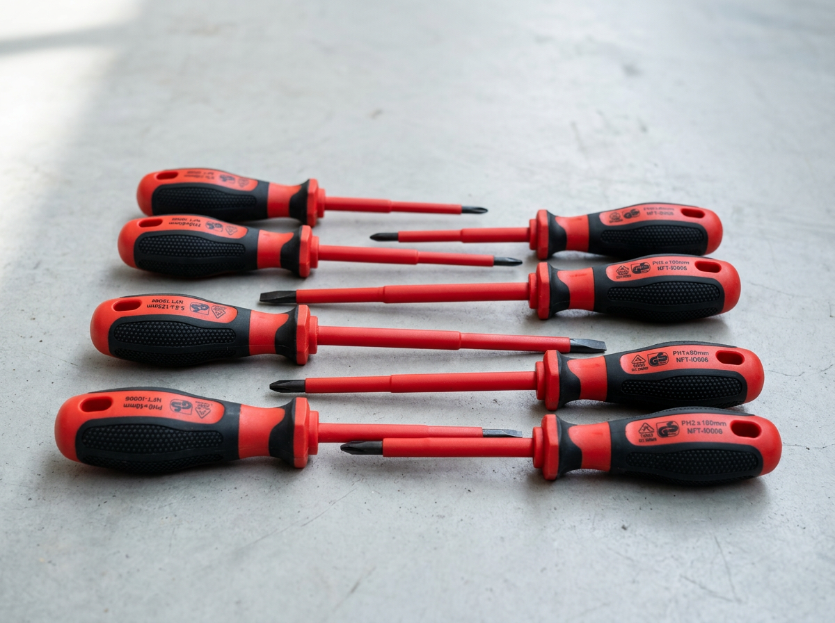 6-Piece VDE Insulated Screwdriver Set