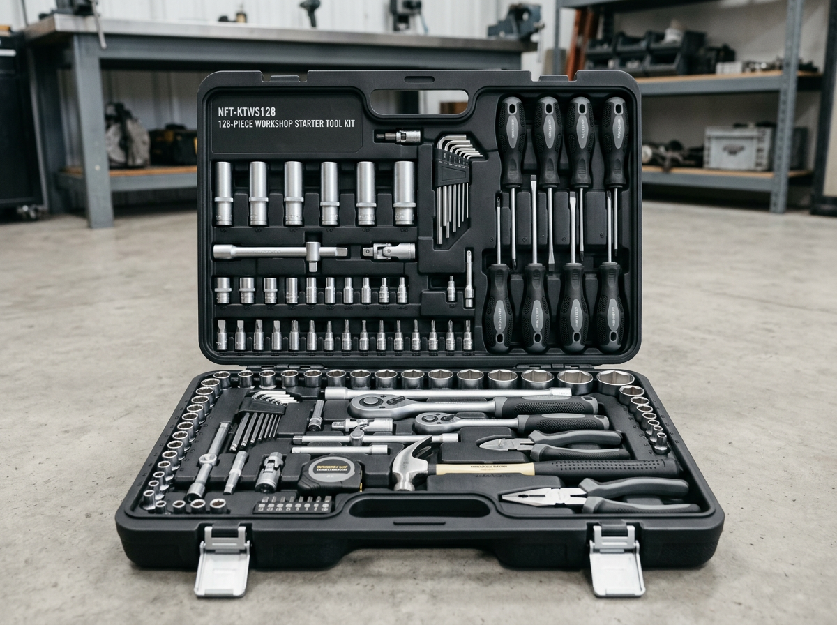 128-Piece Workshop Starter Tool Kit