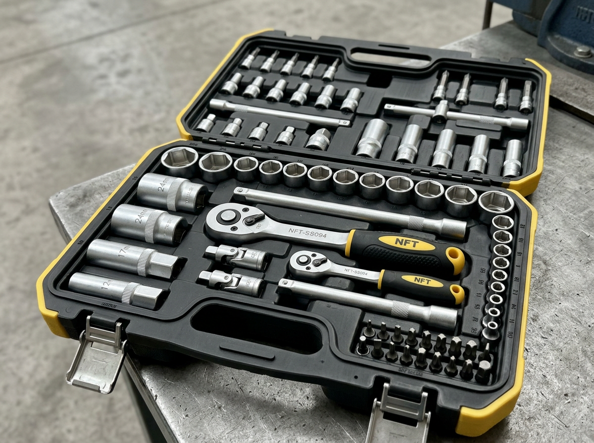 94-Piece Metric Socket Tool Set