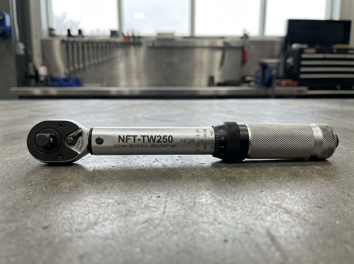 1/4 in Drive Micrometer Torque Wrench