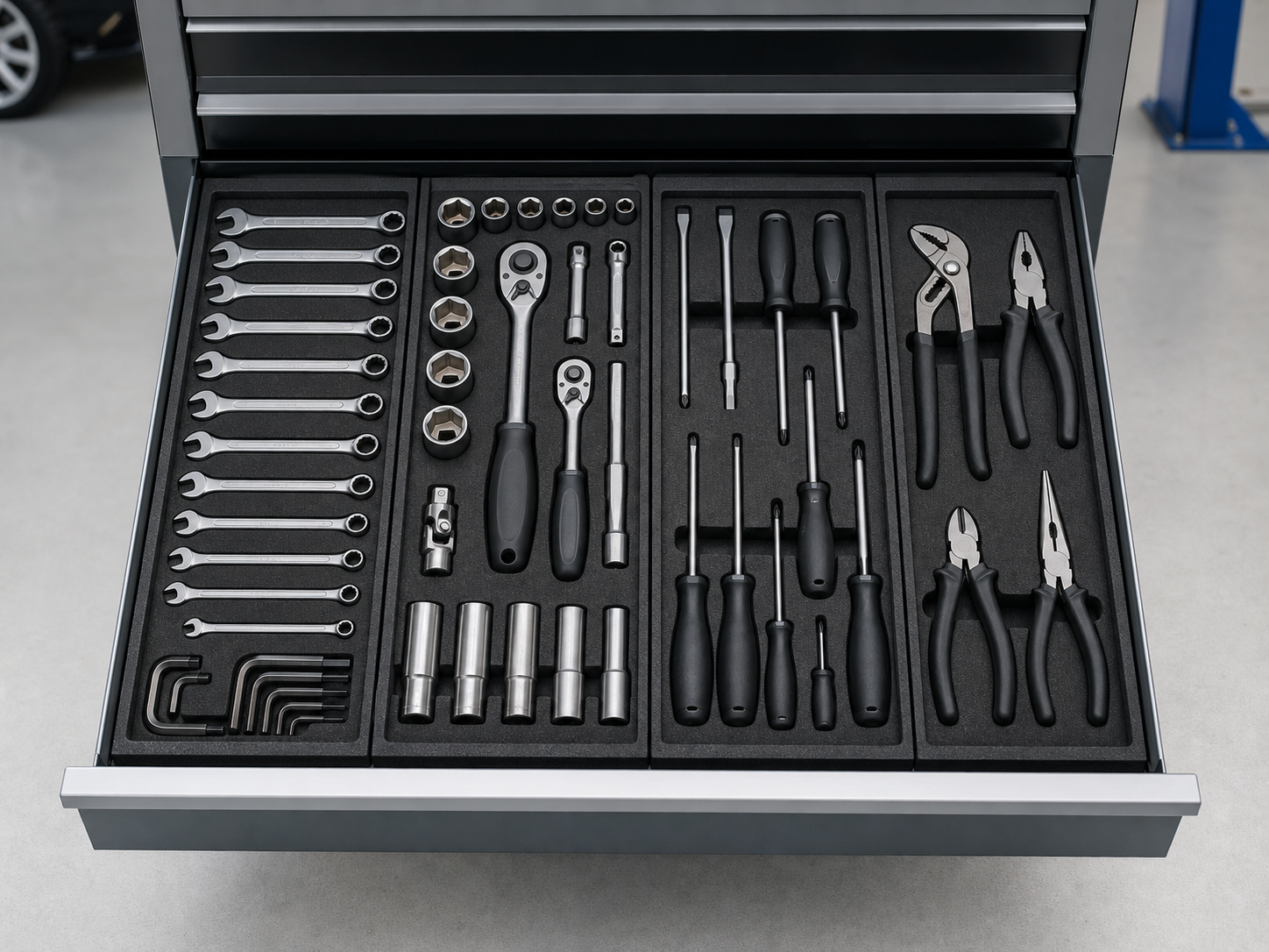 112-Piece EVA Mechanic Drawer Set