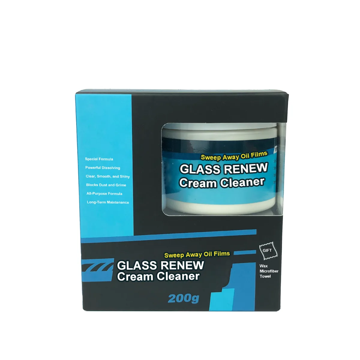 Glass Scrub Cream Cleaner