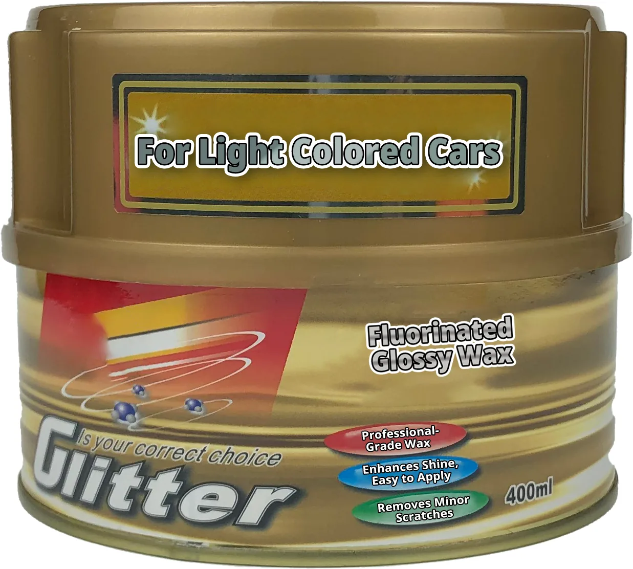 Car Fluorine Coating Wax — light colors